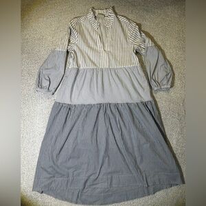 Anthropologie Maeve Bonnie Tiered Midi Dress Size L